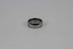 8mm Mirror Finish Tungsten Carbide Wedding Band Size 9