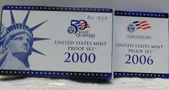 2 Sets: 2000 & 2006 PRF Sets  NOTE: US Mint is now charging $32 ea for current Prf Sets