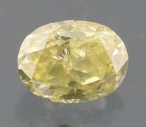 Gorgeous .23ct oval cut yellow Diamond