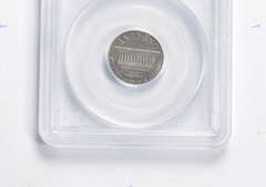 MS61 1965 Lincoln Memorial Cent Error Struck On Clad 10C Planchet PCGS