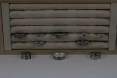 Sterling Silver Curated Ring Assortment Various Sizes & Styles (10 Ring Lot)