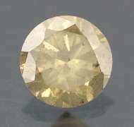 Elegant .28ct silvery yellow Diamond solitaire