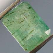 Captivating 4.26ct rutilated Columbian Emerald