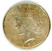 1924 Peace Silver Dollar