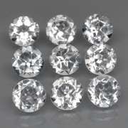 Glittering 9.12ct diamond white Topaz set