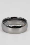 8mm Tungsten Carbide Mirror Finished Wedding Band Size 10