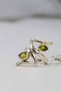 Sterling Silver Peridot Gemstone Ring