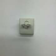 CERTIFIED LADIES 14K WHITE GOLD AND DIAMOND ENGAGEMENT RING
