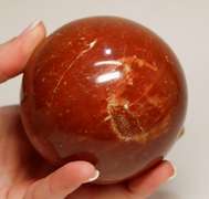 Attention grabbing 3,905ct Red Jasper sphere