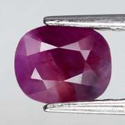 Stunning 1.30ct violet red unheated Ruby