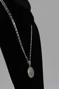 .925 Italian Sterling SIlver 6.5mm Anchor Mariner Chain 20.5 Inches w/1.25" Pendant