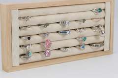 .925 Sterling Silver Curated Ring Set 20 RIng Lot Various Sizes & Styles