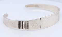 925 Sterling Silver Reed and Barton Cuff Bangle