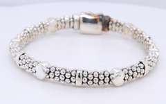 925 Sterling Silver Lagos Caviar Rope Bracelet