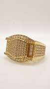 Men's 14kt Solid Yellow Gold & CZ Ring
