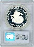 1998-S Proof Robert F. Kennedy Commemorative Silver Dollar in PCGS PR69DCAM