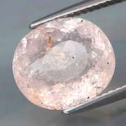 Simply gorgeous 5.09ct UNHEATED whisper pink Morganite