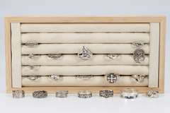 .925 Sterling Silver Curated 20 Ring Lot Various Sizes & Styles