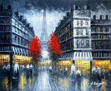 EXCEPTIONALLY BEAUTIFUL PAINTING ON CANVAS