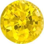 2.5MM ROUND YELLOW SAPPHIRE LOOSE GEMSTONE