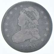 1821 Liberty Cap Quarter - B.3