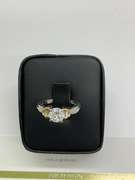 CERTIFIED LADIES 18K AND PLATINUM DIAMOND ENGAGEMENT RING