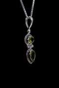 Sterling Silver Peridot Pendant