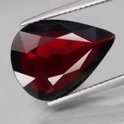 Awesome 6.54ct black cherry red eye clean Garnet