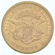 1865 $20 Liberty Head Gold Double Eagle