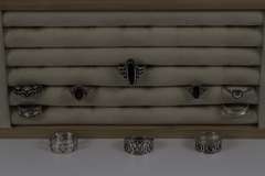 Sterling Silver Curated Ring Assortment Various Sizes & Styles (10 Ring Lot)