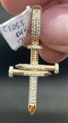 MENS 14K WHITE GOLD DIAMOND RING WITH 1.50 CARAT IN TOTAL WEIGTH