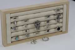 Sterling Silver Ring Assortment Various Sizes & Styles (20 Ring Lot)