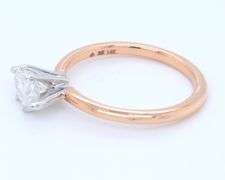 Sparkling Rose Gold Marquise Lab Grown Diamond Ring