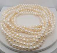 Long Strand of Fresh Water Pearls