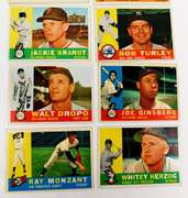 10 Topps 1960 Baseball Cards