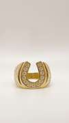 Men's 14kt Solid Yellow Gold & CZ Ring