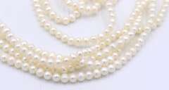 Long Strand of Fresh Water Pearls