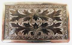 Nickel Silver Vintage Belt Buckle