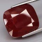 Large 16.87ct red orange natural Spessartite Garnet