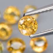 Glittering 3.65ct set of 8 multi-hue Songean Sapphires