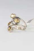Sterling Silver Citrine Gemstone Ring