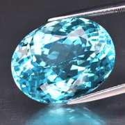High fire 25.32ct VS Swiss blue Topaz