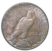 1922-S Peace Silver Dollar - Insane Color