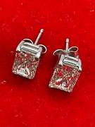 CERTIFIED 14K WHITE GOLD LAB GROWN DIAMOND STUDS