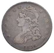1836 Capped Bust Half Dollar
