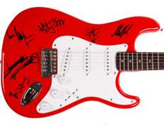 The Rolling Stones Autographed Facsimile Signed Guitar