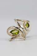 Sterling Silver Peridot Gemstone Ring