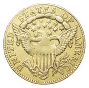 1806/4 $2.50 Liberty Cap Gold Quarter Eagle Rare BD-1 8x5 Stars JG