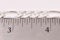 Figaro Sterling Silver Bracelet