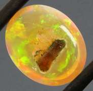 Floral fairy fire! 2.08ct Jelly Opal with matrix